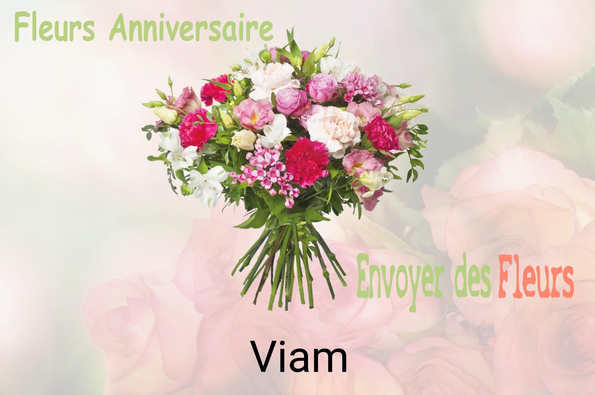 Bouquet de fleurs d’anniversaire livré à Viam